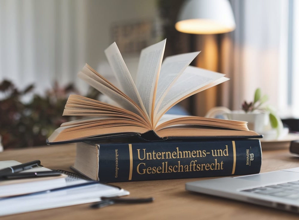 Das Bild repräsentiert Unternehmens- und Gesellschaftsrecht in Innsbruck, zeigt eine juristische Beratung mit Fokus auf Gesellschaftsrecht, Firmengründung, Verträge und rechtliche Absicherung.